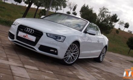 Al volante del Audi A5 Cabrio quattro 2016