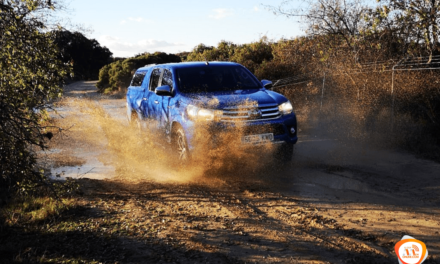 Al volante del Toyota Hilux 2018