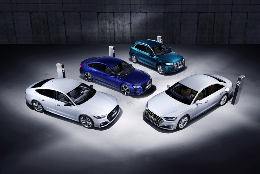 Híbridos enchufables de Audi