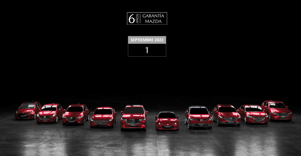 Mazda amplía la garantía de toda su gama a 6 años