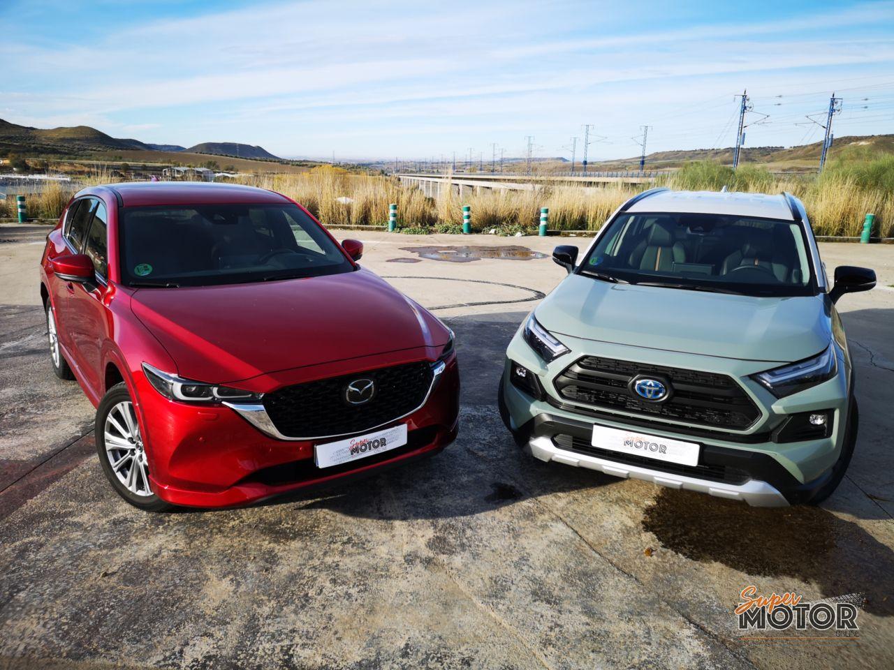 Comparativa Mazda CX5 vs. Toyota RAV4 Revista del Motor