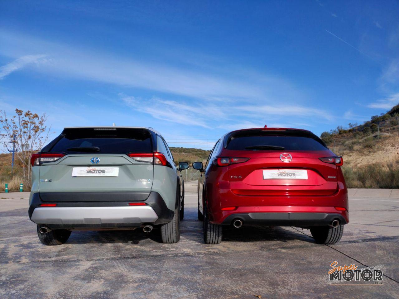 Comparativa Mazda CX5 vs. Toyota RAV4 Revista del Motor