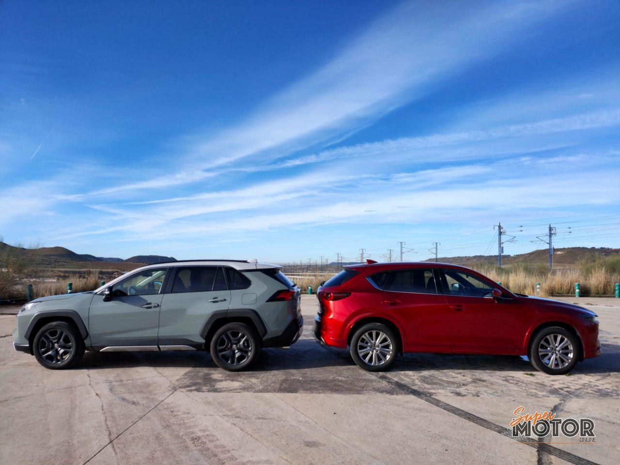Comparativa Mazda CX5 vs. Toyota RAV4 Revista del Motor