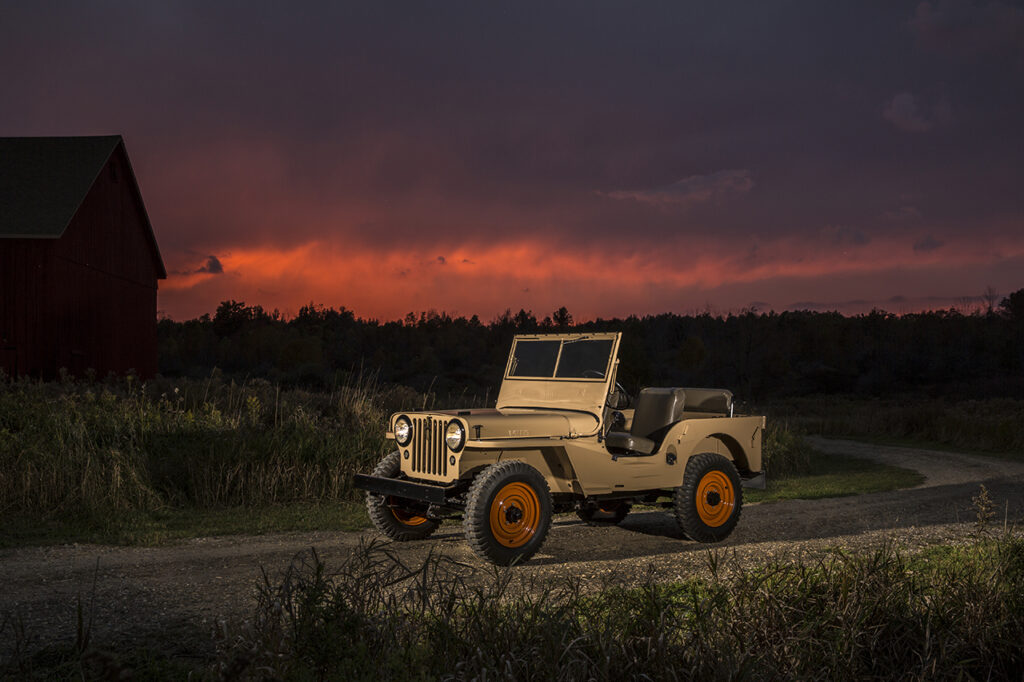 Jeep CJ un ejemplo de la transformación de la guerra a la vida civil