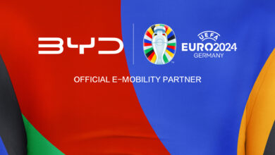 BYD Patrocinador Oficial de Movilidad Eléctrica de la UEFA EURO 2024™
