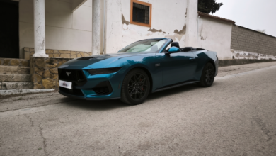 Al volante del Ford Mustang GT Cabrio 2026